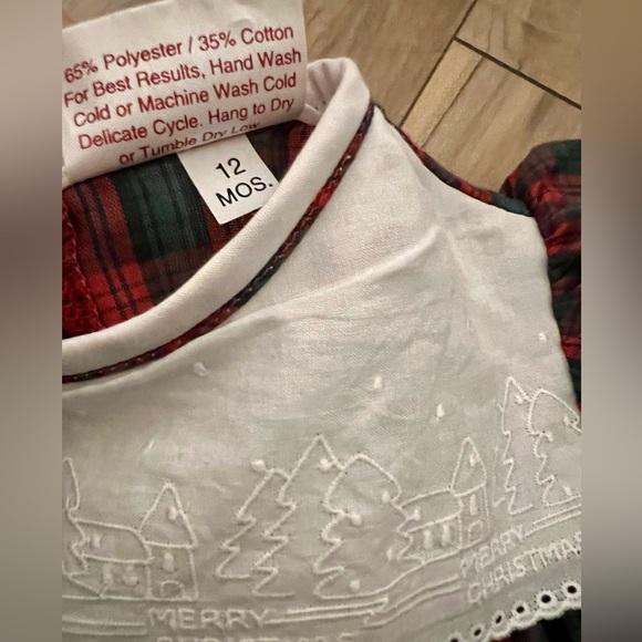 🎄Vintage Embroidered “Merry Christmas” Bubble - Picture 3 of 5